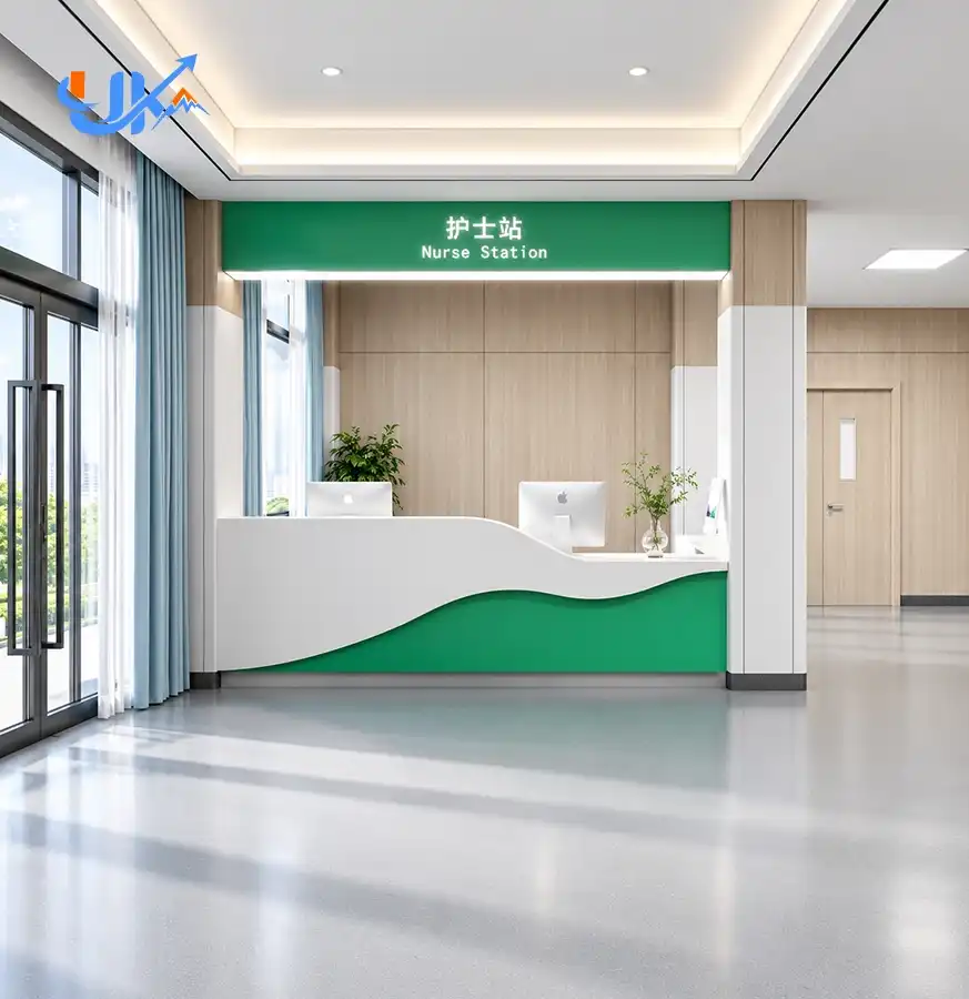 Custom Hospital Reception Desk
